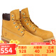 添柏嵐（Timberland）女鞋戶(hù)外經(jīng)典款高幫大黃靴12909W寬版 小麥色 37.5 （US5）