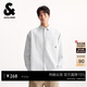 杰克·瓊斯（JACK&JONES） 男裝襯衫時(shí)尚百搭簡(jiǎn)約舒適全棉條紋刺繡寬松翻領(lǐng)上衣2253O3012