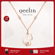 Qeelin【線(xiàn)上專(zhuān)享】麒麟官方Wulu系列18K玫瑰金項鏈 玫瑰色18K金 均碼