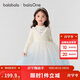 巴拉巴拉balaOne童裝女公主裙2025秋冬兒童連衣裙針織網(wǎng)紗裙209425111001