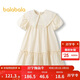 巴拉巴拉女童裙子兒童連衣裙夏裝中大童甜美泡泡袖潮208224111041