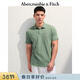 Abercrombie & Fitch【經(jīng)典POLO】小麋鹿圖案男裝25夏季美式通勤短袖T恤 綠色 S (175/92A)