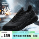鴻星爾克運動(dòng)鞋革面加絨跑鞋男鞋凌躍2.0防滑耐磨跑步鞋51124421136