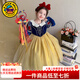 G.duck童裝白雪公主裙女童裙子春秋季兒童連衣裙女孩生日禮服洛麗塔紗裙 藍色【單件裙子】 110