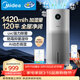 美的（Midea）【紫外線(xiàn)殺菌】無(wú)霧空氣凈化加濕器大容量落地家用臥室靜音孕婦嬰幼鼻炎女生禮物SZK-U12鴻蒙智聯(lián)