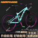 科邁雷土坡山地自行車(chē)軟尾雙減震越野變速炸街120響同款成人青少年賽車(chē) 21速【入門(mén)級】 軟尾24寸比奇【145cm-165cm】