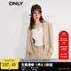 ONLY時(shí)尚通勤風(fēng)精致紐扣短款直筒西服女|123308001 C13 白胡椒WHITE PEPPER L 170/88A
