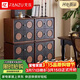 梵族法式復古斗柜卡門(mén)柜組合模塊中古風(fēng)電視床頭餐邊立儲物收納柜客廳