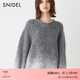 SNIDEL秋冬甜美百搭圓領(lǐng)漸變毛絨感針織連衣裙SWNO244174 灰色 均碼 （F）