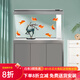 森森（SUNSUN）2026年新品森森魚(yú)缸客廳大型玻璃水族箱招財家用底濾免換水魚(yú)缸 納米灰 抬蓋款長(cháng)100*寬35*缸高72/柜高80cm