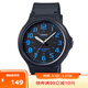 卡西歐（CASIO）手表男小黑表計時(shí)學(xué)生中高考試手表中性情侶男女石英表MW-240-2B