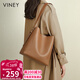 viney包包女包牛皮水桶包大容量單肩斜挎托特包生日三八38女神節禮物