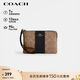 蔻馳（COACH）【品牌直供】女士小號手拿包手腕包棕黃色CW854禮物