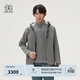 KOLON SPORT/可隆軟殼三合一夾克  男士徒步登山戶(hù)外防水防風(fēng)沖鋒衣1級 LHJK6SN019-LC 淺炭灰 2XL 185/104A