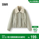 森馬（Semir）外套女冬季夾棉仿羊羔毛翻領(lǐng)oversize磨毛2025巴恩風(fēng)109725108014