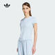 阿迪達斯 adidas【滔搏運動(dòng)】三葉草女子ESS BABY SS T短袖T恤 KE1108 L