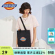 Dickies男女帆布袋 logo印花通勤公文袋購物袋 DK010511 黑色