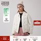 Teenie Weenie小熊女裝棉服冬季時(shí)尚簡(jiǎn)約休閑保暖外套韓系洋氣夾克 乳白色 M (165)