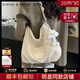 CinvaiKrose官方店小c&k云朵單肩包包女包2026新款托特斜挎包三八節女神禮物 白色White【送女友老婆女生禮物走心】