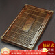 唐豐（TANGFENG）茶具原木茶托盤(pán)柯木功夫茶盤(pán)實(shí)木茶臺蓄水接水管雙用式瀝水茶臺 荷香幽夢(mèng)-棕