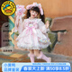 G.duck小黃鴨童裝洛麗塔公主裙女童連衣裙春秋新款美樂(lè )蒂生日禮服蓬蓬裙 美樂(lè )蒂裙子+裙撐 100 建議2~3歲（ 90-100cm）