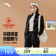 安踏（ANTA）易打理套裝丨女裝冬季立領(lǐng)衛衣外套運動(dòng)長(cháng)褲兩件套休閑針織運動(dòng)套 【加絨款】基礎黑-3 M （女165）