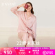 金三塔真絲睡衣女100%桑蠶絲外穿絲滑兩件套居家服高級愛(ài)人禮物 [輕奢禮推薦]22姆米桃盈粉 L