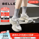 百麗（Belle）張凌赫同款星河軌跡老爹鞋女網(wǎng)面透氣休閑厚底運動(dòng)鞋B2199AM6預售 【周雨彤同款】金色 （第一批） 37 (235mm)