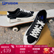 FILA FUSION斐樂(lè )男鞋潮牌板鞋情侶運動(dòng)鞋休閑鞋經(jīng)典帆布鞋男女鞋 黑色-BK 情侶款 41