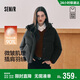 森馬（Semir）陳都靈商場(chǎng)同款羽絨服女90絨子25年短款寬松連帽外套101725113030