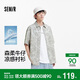 森馬（Semir）森柔|短袖襯衫男夏季牛仔襯衣外套涼感寬松輕薄上衣103325104101