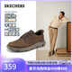 斯凱奇（Skechers）新年禮物男士商務(wù)鞋新品冬季閃穿一腳蹬德比鞋通勤休閑鞋205353