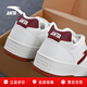 安踏元年【女神節禮物】板鞋女鞋厚底增高小白鞋輕便百搭鞋子運動(dòng)鞋 【元年1.0】象牙白/絳紅色-7 36