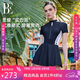 范德安（BALNEAIRE）【文怡/李靜同款】小紅心系列連體泳衣女士游泳溫泉海邊 黑色 XL