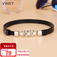 viney牛皮腰帶女裝飾女士皮帶配裙毛衣腰封裙帶褲帶休閑高顏值生日禮物