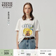 Teenie Weenie小熊女裝T恤夏季簡(jiǎn)約清新時(shí)尚印花圓領(lǐng)短袖 白色 M