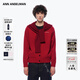 ANN ANDELMAN【張云龍同款】簡(jiǎn)約氣質(zhì)毛衣圍巾式披肩開(kāi)衫針織外套 紅色 XS