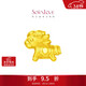 周大福SOINLOVE 萌寵 小金馬生肖馬轉運珠黃金足金吊墜 VR2159
