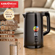金灶（KAMJOVE）大容量1.7L雙層防燙恒溫電熱水壺 燒水壺煮水壺恒溫水壺顯溫電水壺開(kāi)水壺 T-817