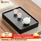 金鑲玉電木茶盤(pán)家用喝泡茶烏檀木茶托盤(pán)蓄水功夫茶臺辦公茶具品閑