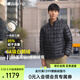 君羽（JUNYU）1000蓬鵝絨服男女短款秋冬時(shí)尚輕薄羽絨服防風(fēng)便攜收納113 黑色-男款 L 推薦男136-150斤/女111-120斤
