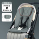 藍菲琳嬰兒車(chē)墊子丸丫逸樂(lè )途棉墊遛娃神器配件護脊推車(chē)坐墊童車(chē)四季通用 【護脊支撐減震通用墊子l 面料升級】青石灰+枕頭