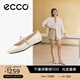 愛(ài)步（ECCO）芭蕾舞鞋女 百搭時(shí)尚瑪麗珍方頭低跟淺口單鞋 舞悅234333 冰白色23433301017 （羊皮革） 38