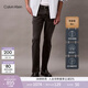 Calvin KleinJeans四季款男士經(jīng)典休閑通勤ck黑色洗水修身顯瘦微彈牛仔褲