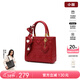 紐芝蘭（NUCELLE）戴妃包紅色手提新年結婚包大容量單肩斜挎包新年38節生日禮物女