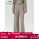 珍貝【無(wú)染色羊絨褲】秋冬新款女純色針織休閑褲長(cháng)褲直筒褲D31003  婉駝 S （95碼）