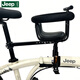 JEEP吉普自行車(chē)前置座椅山地車(chē)公路車(chē)折疊車(chē)大空間半圍欄安全舒適座椅 黑色【全包圍快拆款】 均碼