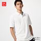 優(yōu)衣庫男裝女裝AIRism POLO衫/短袖T恤26春夏新款482302 00 白色 M
