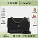 蔻馳（COACH）klare 17 女士新款印花單肩斜挎小方包風(fēng)琴送女生禮物 黑灰色CV978QBMI5 禮物
