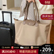 viney包包女包大容量帆布托特包休閑腋下手提單肩包生日禮物送女友老婆 【淺駝色】新年送老婆實(shí)用高檔 品牌百搭高級感輕奢時(shí)尚通勤大包